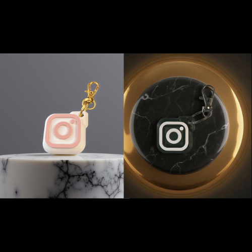 Instagram NFC Tap to Share Keychain